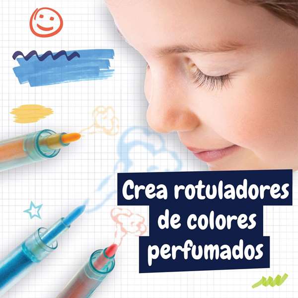 Science for you - Jeu fabrica de rotuladores avec 12 activités pour créer de nouveaux couleurs - Jeu en espagnol et portugais