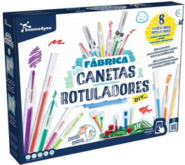 Science for you - Jeu fabrica de rotuladores avec 12 activités pour créer de nouveaux couleurs - Jeu en espagnol et portugais