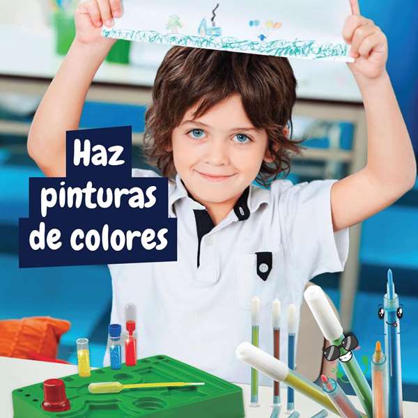 Science for you - Jeu fabrica de rotuladores avec 12 activités pour créer de nouveaux couleurs - Jeu en espagnol et portugais
