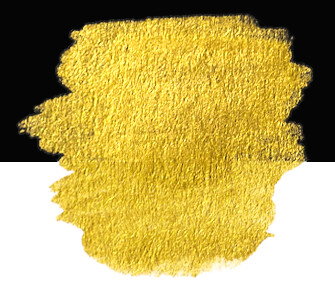 Finetec Pastille d'aquarelle satinée nacrée Or Oriente