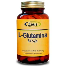 ZEUS L-Glutamina-Ze 877 Complément Alimentaire L-Glutamine et Vitamine B6, 90 Gélules