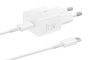 Samsung Adaptateur Secteur USB-C Charge Rapide 25W avec Câble, Technologie GaN, Compatible Galaxy et Tablettes