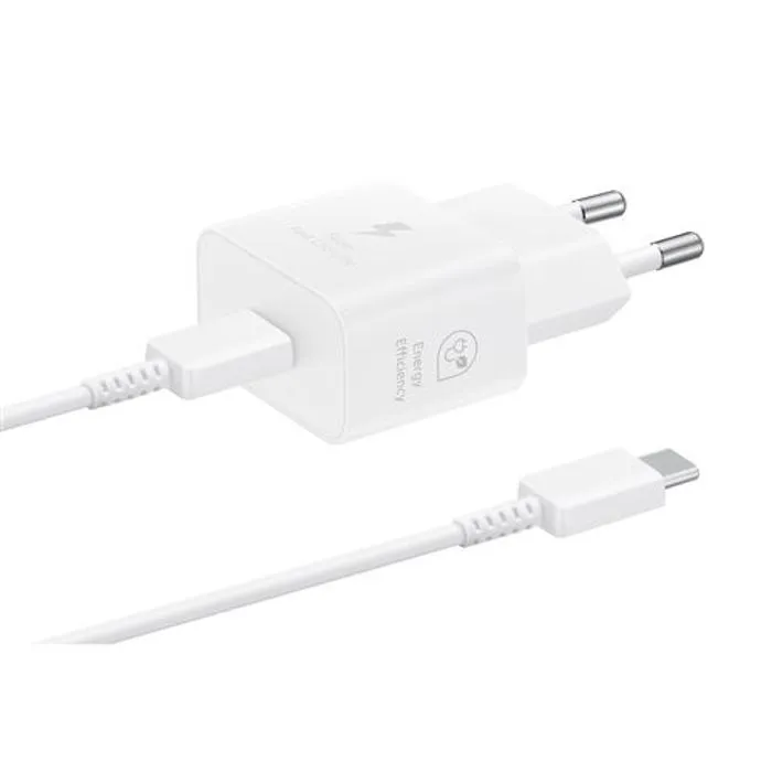 Samsung Adaptateur secteur 25W EP-T2510XWEGEU Blanc avec câble Samsung Adaptateur secteur 25W EP-T2510XWEGEU Blanc avec câble
