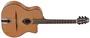 LAG SL-100 Guitare Acoustique Gypsy Swing Natural - Table cèdre rouge massif, caoba, satiné