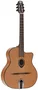 LAG SL-100 Guitare Acoustique Gypsy Swing Natural - Table cèdre rouge massif, caoba, satiné