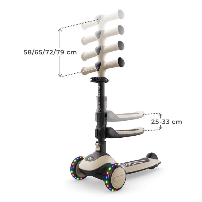 Kinderkraft HALLEY 2 Trottinette 2-en-1 Beige