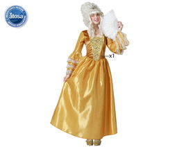 Déguisement pour Adultes Doré Courtisane Femme