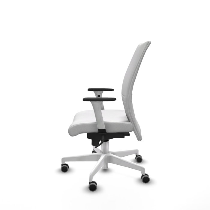 Piqueras Y Crespo Chaise Albacete Confidente Blanche avec Mécanisme Synchrone et Bras 1D