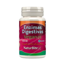 NATURBITE Enzimas Digestivas Veganas 60 comp.