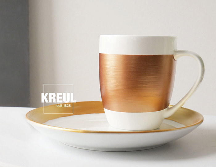 Kreul Pintura vidrio y porcelana GLASS&PORCELAIN Classic bronze métallique 20ml Kreul Pintura vidrio y porcelana GLASS&PORCELAIN Classic bronze métallique 20ml