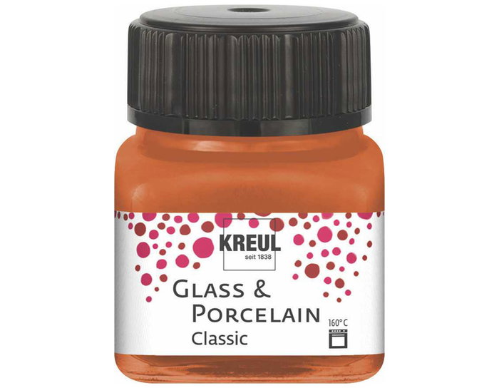 Kreul Pintura vidrio y porcelana GLASS&PORCELAIN Classic bronze métallique 20ml Kreul Pintura vidrio y porcelana GLASS&PORCELAIN Classic bronze métallique 20ml