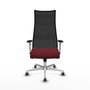 Piqueras y Crespo Chaise de Bureau Albacete Bordeaux et Noir