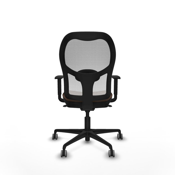 Piqueras y Crespo Chaise de Bureau 1D036G0 Blanc Brun foncé Piqueras y Crespo Chaise de Bureau 1D036G0 Blanc Brun foncé