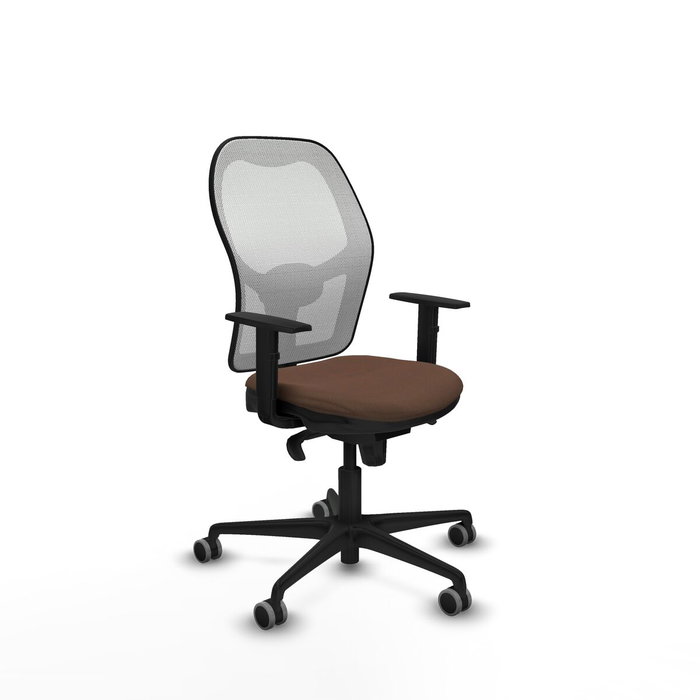 Piqueras y Crespo Chaise de Bureau 1D036G0 Blanc Brun foncé Piqueras y Crespo Chaise de Bureau 1D036G0 Blanc Brun foncé
