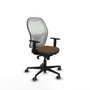 Piqueras y Crespo Chaise de Bureau 1D036G0 Blanc Brun foncé
