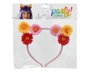 Diadema Orejas Diadème à Oreilles avec Fleurs Multicolores pour Déguisement Fée, Printemps ou Carnaval - Style Kawaii