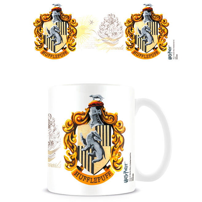 PYRAMID Tasse Harry Potter Maison Poufsouffle (Hufflepuff) en Céramique - 325 ml - 12x9x10,5 cm PYRAMID Tasse Harry Potter Maison Poufsouffle (Hufflepuff) en Céramique - 325 ml - 12x9x10,5 cm
