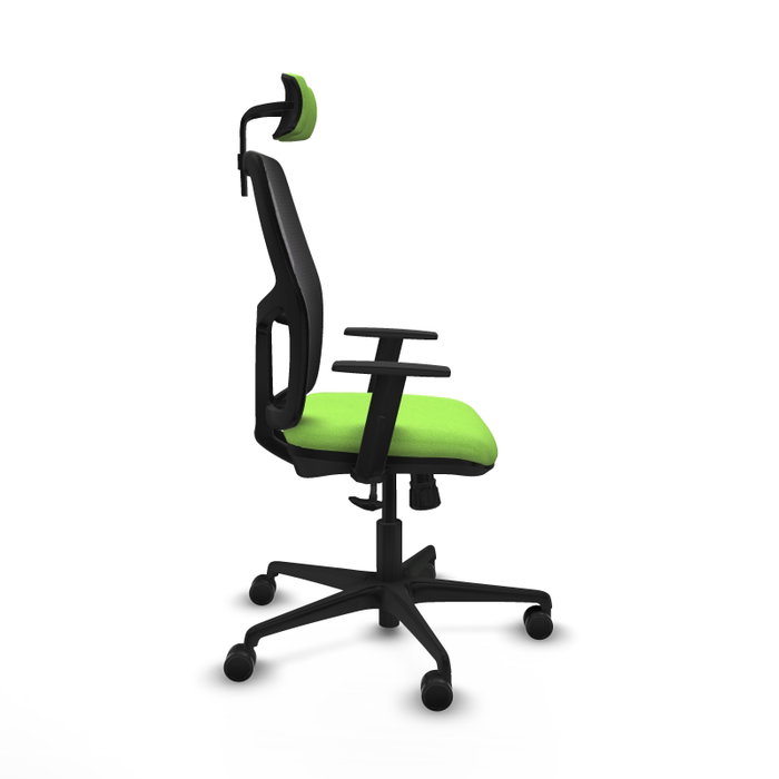 PIQUERAS Y CRESPO Chaise Alfera Synchro Vert pistache et Noir