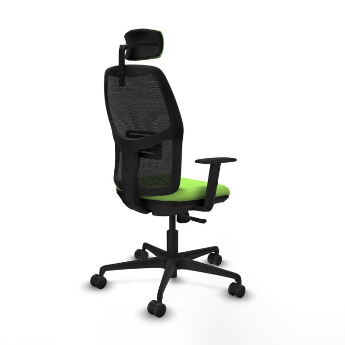 PIQUERAS Y CRESPO Chaise Alfera Synchro Vert pistache et Noir