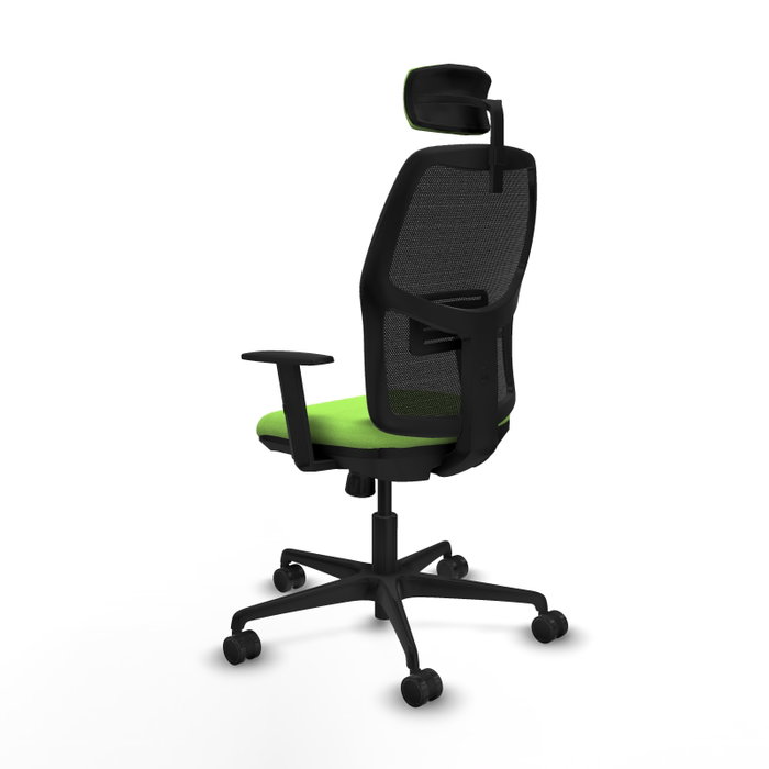PIQUERAS Y CRESPO Chaise Alfera Synchro Vert pistache et Noir