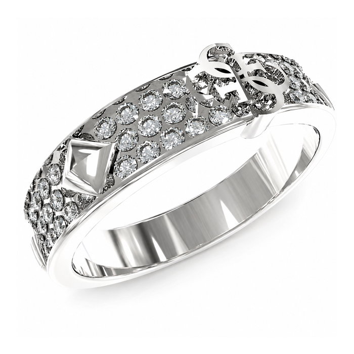 Guess Bague JUBR03285JWRH54 Taille 54 Guess Bague JUBR03285JWRH54 Taille 54