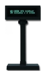 Capture WD-2030 Afficheur client VFD 2 lignes Noir interface USB