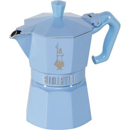 Bialetti Moka Express Exclusive 3 tasses bleu clair