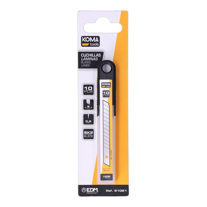 Koma Tools Set de 10 lames de rechange pour cutter 91018 Koma Tools Set de 10 lames de rechange pour cutter 91018