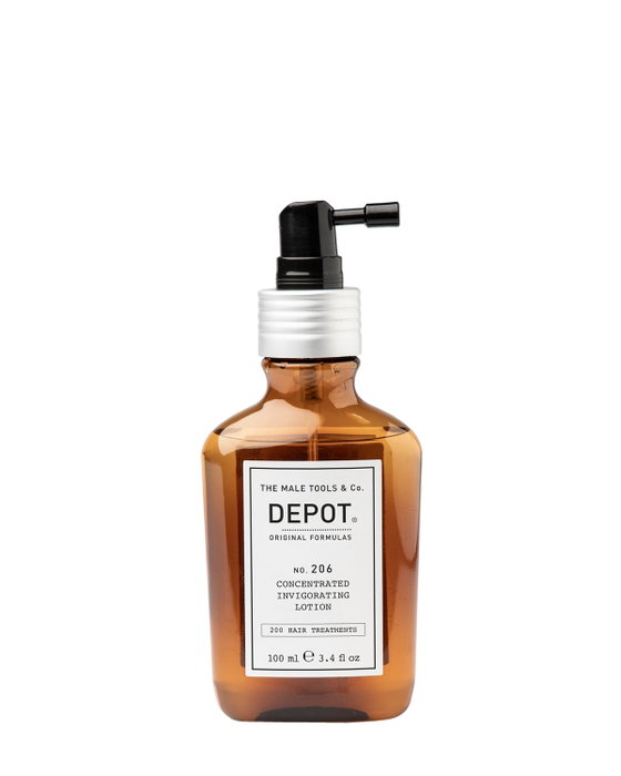 Depot Traitement Lotion Capillaire Revigorant No. 206 Pour Hommes - 100 ml (Lot de 200 traitements) Depot Traitement Lotion Capillaire Revigorant No. 206 Pour Hommes - 100 ml (Lot de 200 traitements)