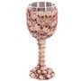PUCKATOR Coupe décorative à thème tête de mort et colonne vertébrale en résine et métal - 18x7.5x7.5 cm