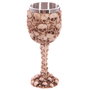 PUCKATOR Coupe décorative à thème tête de mort et colonne vertébrale en résine et métal - 18x7.5x7.5 cm