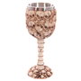 PUCKATOR Coupe décorative à thème tête de mort et colonne vertébrale en résine et métal - 18x7.5x7.5 cm