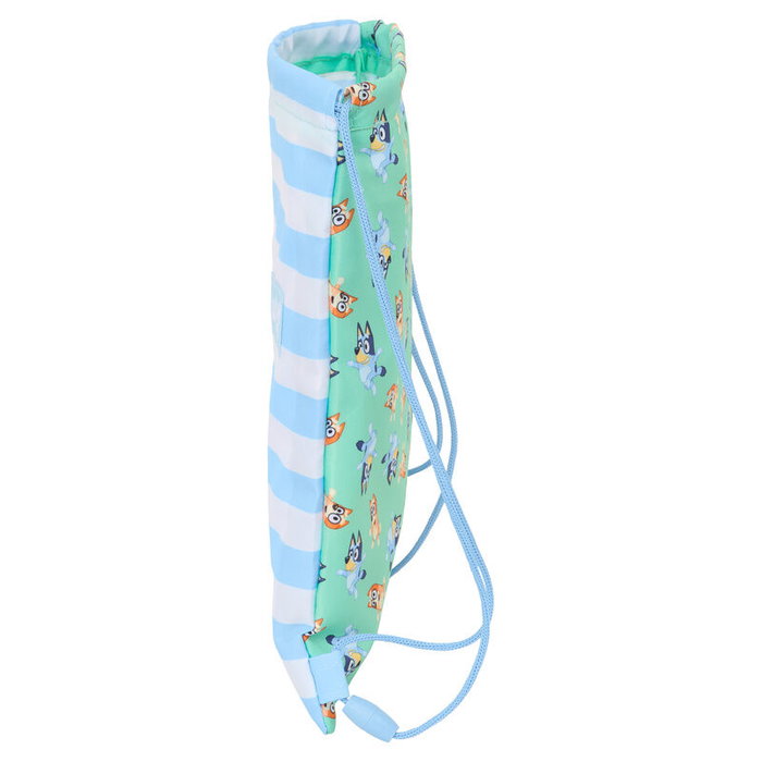 Safta Sac à dos serré par des ficelles Bluey Sisters Vert 26x34x1 cm