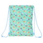 Safta Sac à dos serré par des ficelles Bluey Sisters Vert 26x34x1 cm