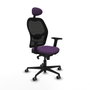Piqueras y Crespo Chaise de Bureau avec Appui-tête Jorquera 2D036G1 Violet