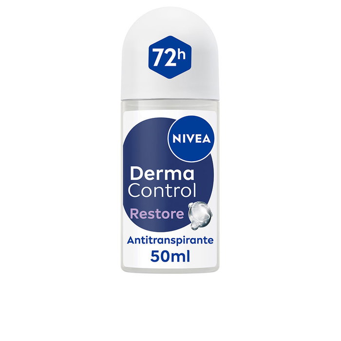 Nivea Déodorant Roll-on DERMA CONTROL RESTORE 50 ml - Protection 72h, Peaux Sensibles Nivea Déodorant Roll-on DERMA CONTROL RESTORE 50 ml - Protection 72h, Peaux Sensibles