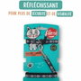 Aimé Kit collier & Laisse - Réfléchissant Violet pour Chat