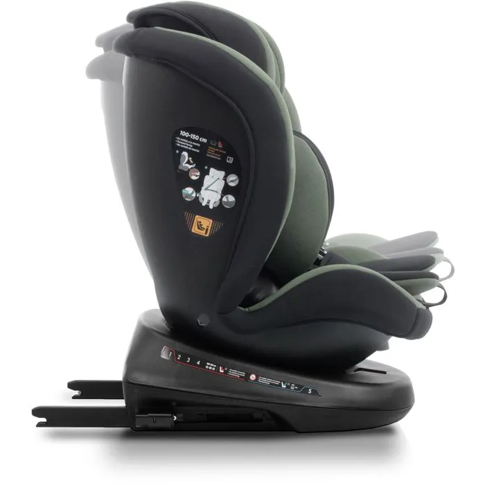 Babyauto Sigma iFix Vivitta Siège Auto Groupe 0/1/2/3 Pivotant 360° (40-150 cm) Isofix + Top Tether Inclinable Vert