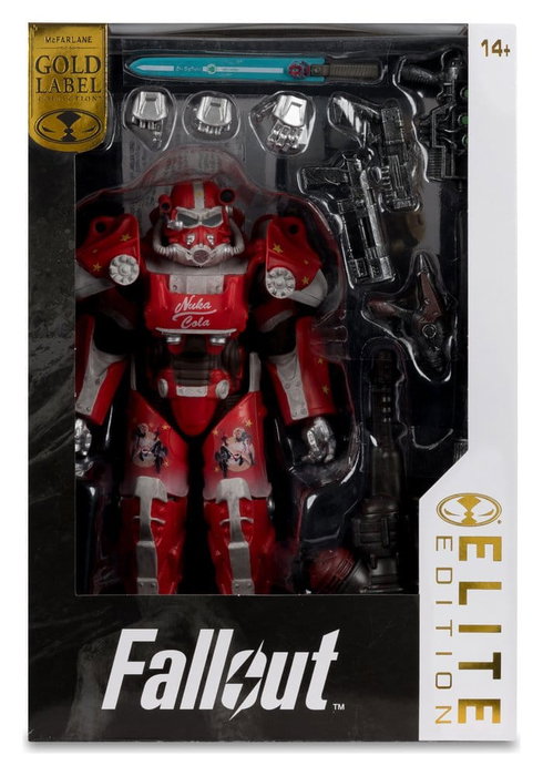 McFarlane Toys Fallout 76 Nuka Cola T-60 Gold Label Elite Edition figurine 19 cm