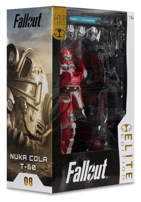McFarlane Toys Fallout 76 Nuka Cola T-60 Gold Label Elite Edition figurine 19 cm