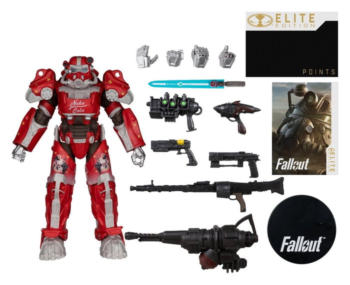 McFarlane Toys Fallout 76 Nuka Cola T-60 Gold Label Elite Edition figurine 19 cm