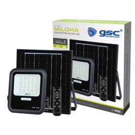 GSC Evolution Proyector solar LED Miloha 50W 6500K Noir
