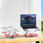 Unitek Support Pliable et Réglable pour Portable OT180SL01 Aluminium