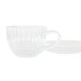 Ensemble de tasses à café Home ESPRIT Transparent 240 ml