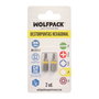 WOLFPACK LINEA PROFESIONAL Lot de 2 embouts hexagonaux 3,0 mm en acier S2