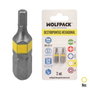 WOLFPACK LINEA PROFESIONAL Lot de 2 embouts hexagonaux 3,0 mm en acier S2