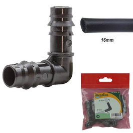 Riegolux Raccord de fuite avec connexion en angle 16mm (Lot de 5)