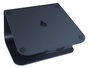 Rain Design mStand Support pour Ordinateur Portable en Aluminium Anodisé - Compatible MacBook et PC - Élévation Ergonomique avec Trou pour Câble - Modèle Midnight