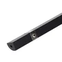 Greenice Profilé Aluminium Noir pour Bande LED Installation d'Angle Difuseur Opal 2M