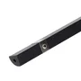 Greenice Profilé Aluminium Noir pour Bande LED Installation d'Angle Difuseur Opal 2M